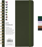 PAPERAGE Graph Paper Spiral Notebook & Journal, 160 Pages, Medium 5.5 inches x by PAPERAGE