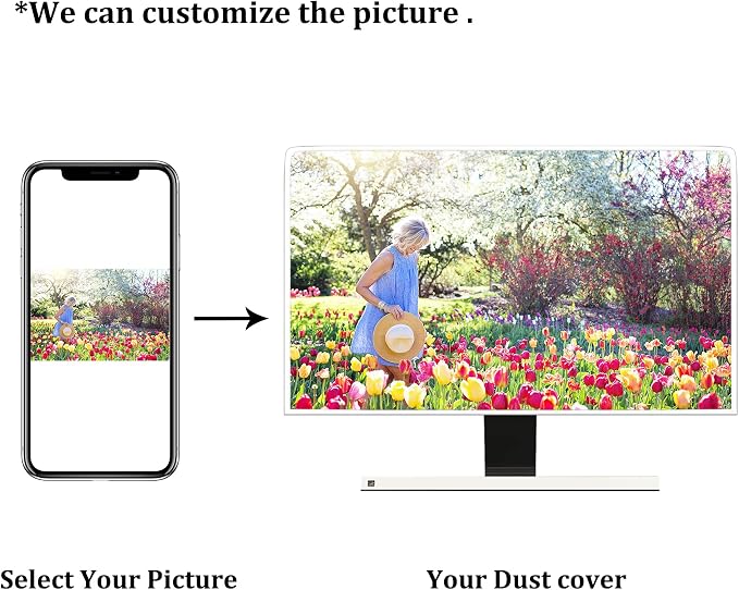 Baocicco Abstract Watercolor Waterproof TV Display Screen Cover 58, 60 Inch - Image 7