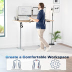 VIVO Electric 63 x 32 in Standing Desk, Memory Height Adjustment, 1B Series - Image 4
