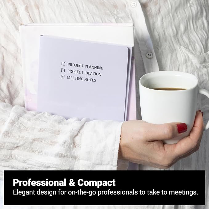 Meeting Notebook for Work & Project Planner Kit for Men and Women – 90 Large - Image 5