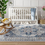 Rugcomf Vintage Medallion Living Room Rug 5'x7' - Image 5