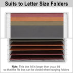 File Organizer Box, Decorative Storage Filling Box - Image 3