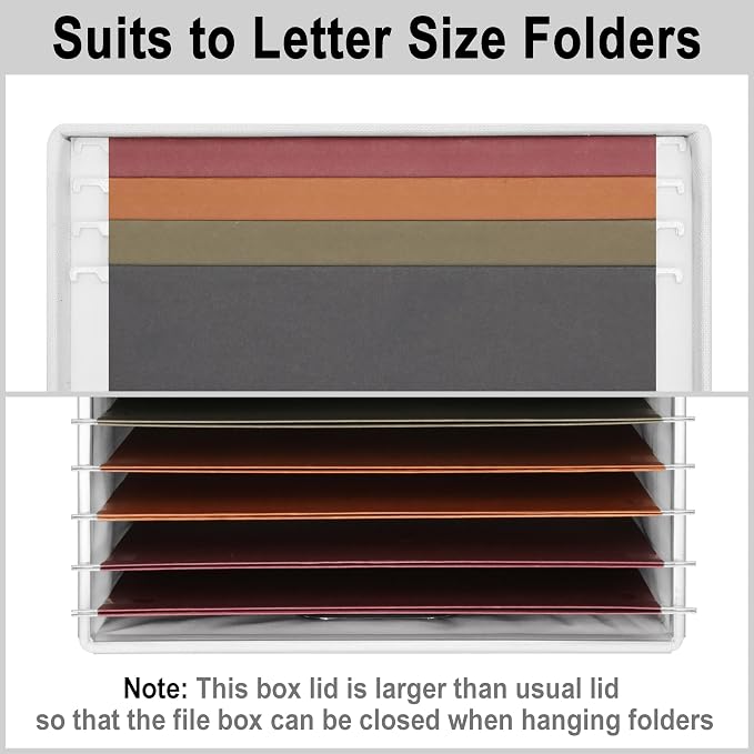 File Organizer Box, Decorative Storage Filling Box - Image 3