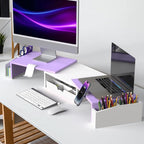 Simple Houseware Desk Dual Monitor Stand Riser - Image 6