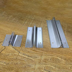 10 Pack 6" Length Aluminum Corridor Sign Holder, 1/8" Substrate, Corridor Mount - Image 4
