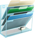 EASEPRES Desk File Organizer Mesh 4-Tier, Hanging Wall Mount Document by EASEPRES