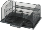 Safco Products 3252BL Onyx Mesh Desktop Organizer - Image 5