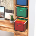 samstar 2 Pack Hanging File Organizer, Mesh File Folder Box Filing Box File - Image 2