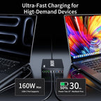 880W USB C Charger Block Charging Station 8 Port Fast Chager 140W PD PPS AVS - Image 5