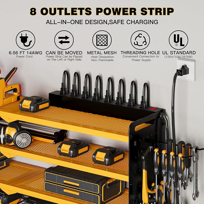 NattyDot Power Tool Organizer Wall Mount - Image 4