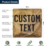 Custom Sign, Custom Street Sign, 11 Font Colors, 13 Font Styles, 4 Hole Options - Image 6