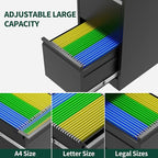 Yukimo 4 Drawer File Cabinet - Image 5