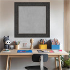 Amanti Art Black Framed Magnetic Board 25x25 Medium Vision Board - Image 5