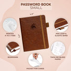 Clever Fox Password Book with alphabetical tabs. Internet Address Organizer - Image 2