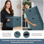 Graciadeco Large 17" 36 Quart Collapsible Stackable Storage Bins - Image 5