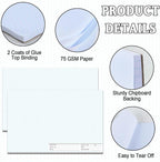1 Pack 50 Sheets 11" x 17" Isometric Graph Paper Pad Landscape - Image 5