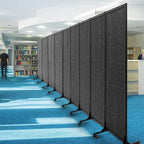 Upgrade Version Room Partition and Divider, Freestanding Rolling Dividers - Image 6
