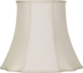 Creme Large Bell Cut Corner Lamp Shade 10" Top x 16" Bottom x 14" Slant x 13.5" by Springcrest