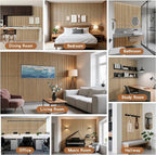 AUTORIFIC Wood Veneer Acoustic Panels, 4 Pack 47.2”x23.6” Sound Panels - Image 7