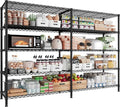 5 Tier Storage Shelves Metal Shelving Unit Load 1500LBS, Adjustable Wire by REIBII
