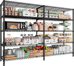 5 Tier Storage Shelves Metal Shelving Unit Load 1500LBS, Adjustable Wire by REIBII