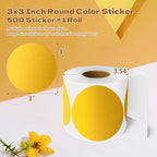 3 Inch Round Color Coding Labels - Image 2