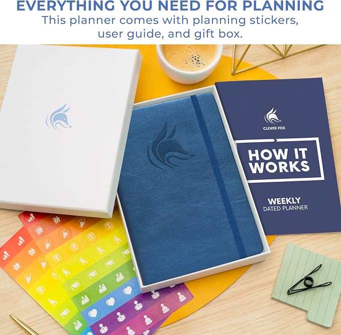 Clever Fox Dated Planner 2026-2027 – Weekly Life Planner Notebook - Image 3