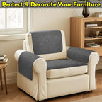 Couch Arm Covers, Waterproof Armrest Cover - Image 2