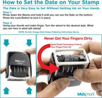 MaxMark Dater 4000 Self Inking Date Stamp - Image 8