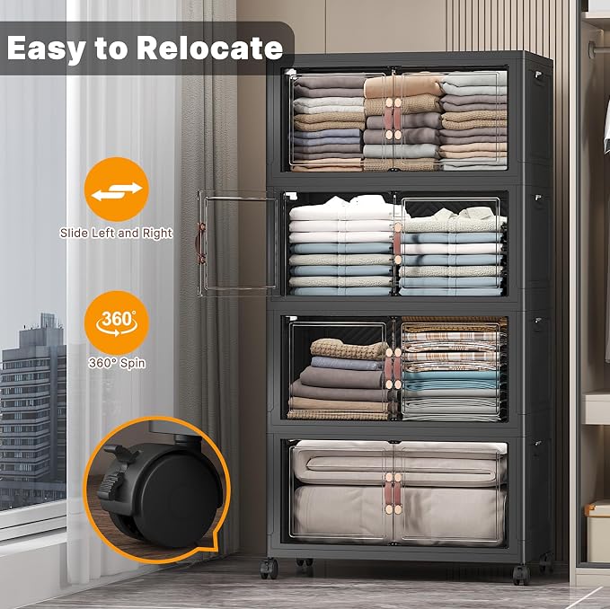 UAMFURI Extra Large Stackable Storage Bins - Image 5