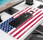 American Flag XXL Extended Mouse Pad, Laptop Pad, Waterproof, Non Slip - Image 3
