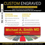 Custom Name Plate with Choice of Mounting - Image 2