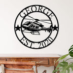 Personalized Metal Airplane Wall Art, Airplane Name Sign, Customized Pilot Name - Image 7