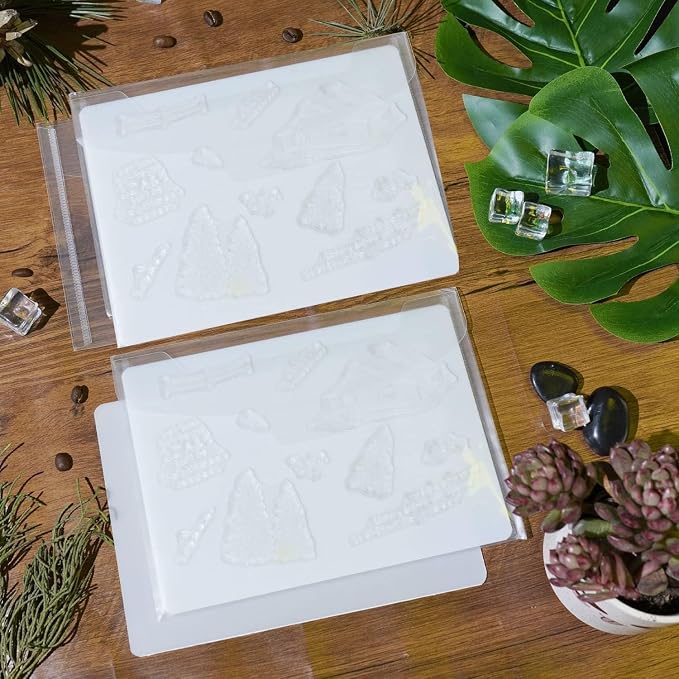 BROTOSPAC 24 PCS Clear Stamps Storage Panels, Resealable Die Cut Storage Bag - Image 7
