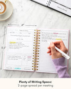 Lamare Meeting Notebook for Work Organization – Perfect Work Notebook for Note - Image 2