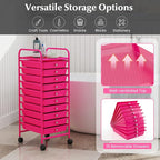 GLACER 10 Drawers Rolling Cart, Storage Cart - Image 4
