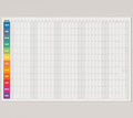 Dry Erase Wall Calendar 2026, 27×39 in — Double-Sided Yearly Planner, Reusable by CLEVERSIGNS