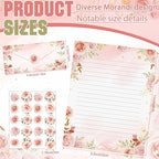 TaoBary 160 Pcs Stationery Paper Set 50 Double Sided Stationery Papers - Image 2