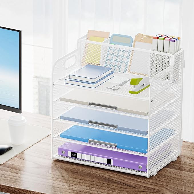 Marbrasse 5 Tier Paper Organizer - Image 2