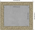Amanti Art Silver Framed Magnetic Board 27x31 Medium Vision Board - Image 2