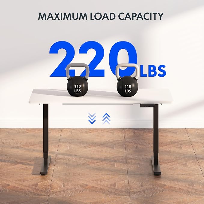 FLEXISPOT E6 3-Stage Dual Motor Electric Standing Desk 48 x 30 Sit Stand Up Desk - Image 3