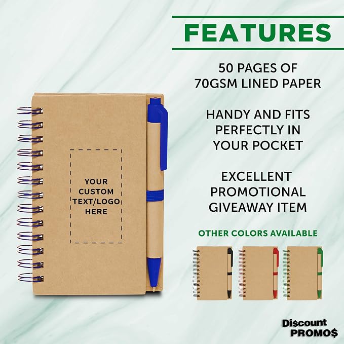 Custom Mini Spiral Notebooks - Image 2