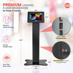 CTA Digital Locking Kiosk & Enclosure – Premium Locking Floor Stand Kiosk - Image 2