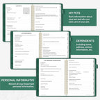SUNEE End of Life Planner, I‘m Dead Now What Planner, Large Print Spiral-Bound - Image 4