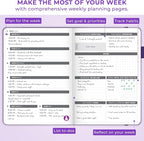 Clever Fox Dated Planner 2026-2027 – Weekly Life Planner Notebook - Image 6