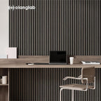 Olanglab Wood Slat Wall Panels 4 Pack, Wooden Acoustic Wall Panels, 94.5"x12.6" - Image 9