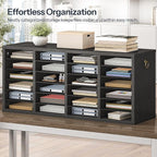 HOOBRO Literature Organizers, 24 Compartments Office Mailbox - Image 2