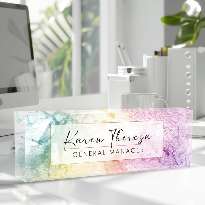 Custom Office Name Plate, Personalized Gifts - Image 2