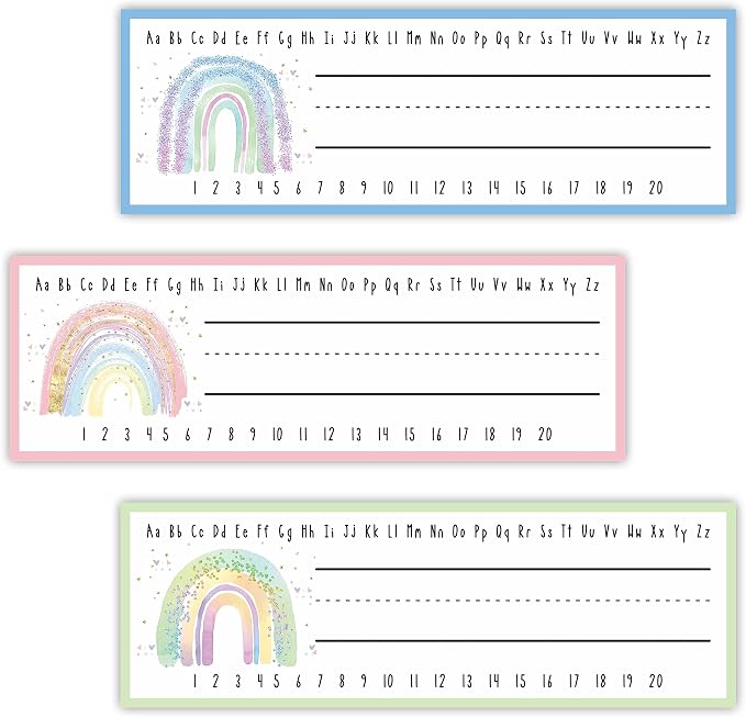 30 Name Tags Labels by YKYENR