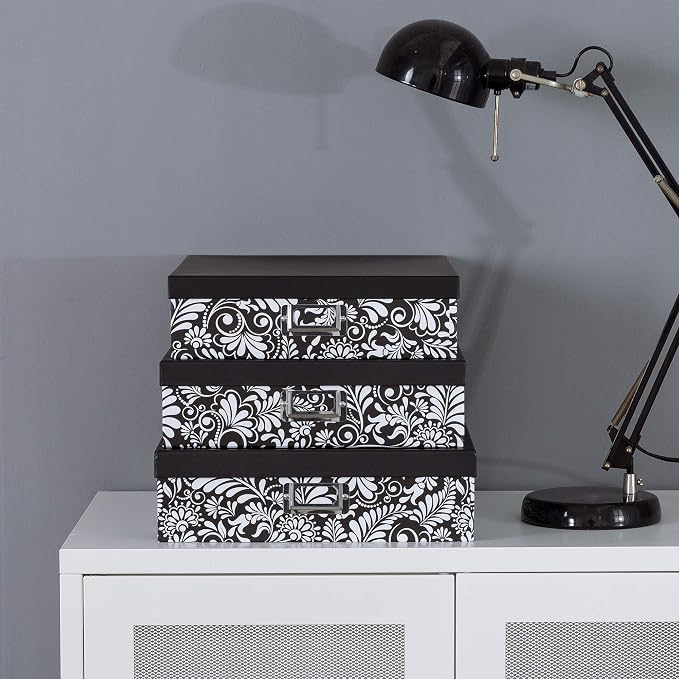 Soul & Lane Modern Botanical Decorative Cardboard Boxes - Image 4